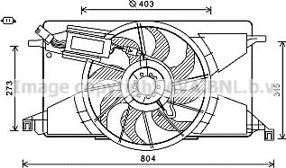 Prasco FD7565 - Ventola, Raffreddamento motore autozon.pro