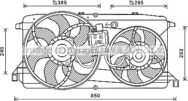 Prasco FD7579 - Ventola, Raffreddamento motore autozon.pro