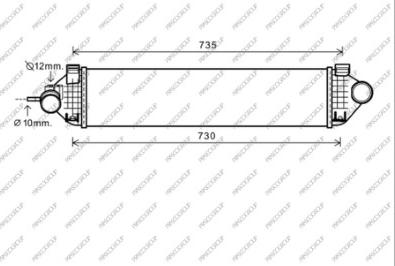 Prasco FD719N003 - Intercooler autozon.pro