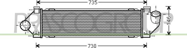 Prasco FD730N003 - Intercooler autozon.pro