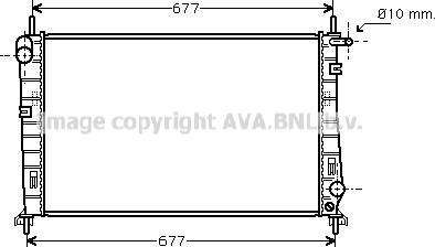 Prasco FDA2266 - Radiatore, Raffreddamento motore autozon.pro