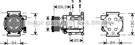 Prasco FDK402 - Compressore, Climatizzatore autozon.pro