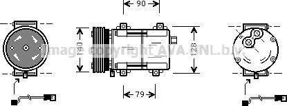 Prasco FDK288 - Compressore, Climatizzatore autozon.pro