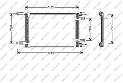 Prasco FT909C001 - Condensatore, Climatizzatore autozon.pro