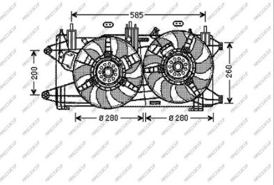 Prasco FT909F008 - Ventola, Raffreddamento motore autozon.pro