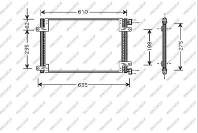 Prasco FT908C002 - Condensatore, Climatizzatore autozon.pro