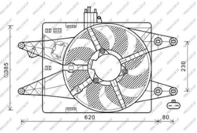 Prasco FT908F003 - Ventola, Raffreddamento motore autozon.pro
