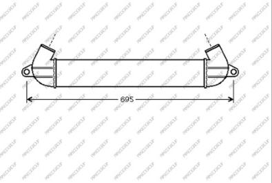 Prasco FT908N001 - Intercooler autozon.pro