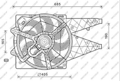 Prasco FT930F008 - Ventola, Raffreddamento motore autozon.pro