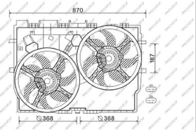 Prasco FT930F002 - Ventola, Raffreddamento motore autozon.pro