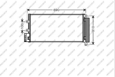 Prasco FT440C001 - Condensatore, Climatizzatore autozon.pro