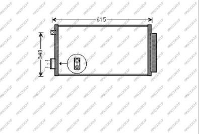 Prasco FT040C001 - Condensatore, Climatizzatore autozon.pro