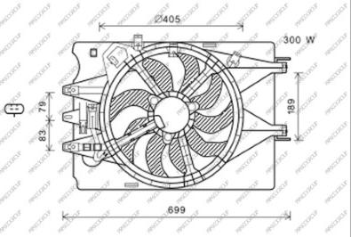 Prasco FT040F002 - Ventola, Raffreddamento motore autozon.pro