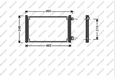 Prasco FT019C001 - Condensatore, Climatizzatore autozon.pro