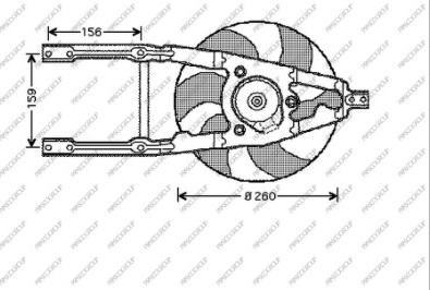 Prasco FT019F002 - Ventola, Raffreddamento motore autozon.pro