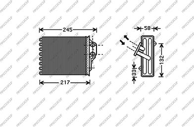 Prasco FT030H001 - Scambiatore calore, Riscaldamento abitacolo autozon.pro