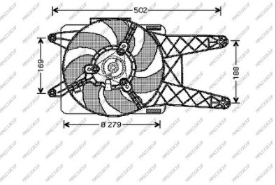 Prasco FT020F001 - Ventola, Raffreddamento motore autozon.pro