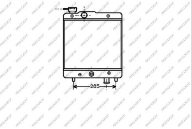 Prasco FT119R001 - Radiatore, Raffreddamento motore autozon.pro