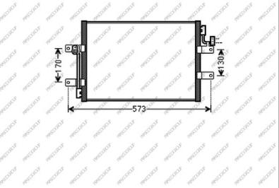 Prasco FT113C003 - Condensatore, Climatizzatore autozon.pro