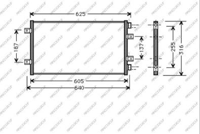 Prasco FT133C004 - Condensatore, Climatizzatore autozon.pro