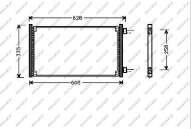 Prasco FT133C005 - Condensatore, Climatizzatore autozon.pro