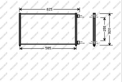 Prasco FT133C007 - Condensatore, Climatizzatore autozon.pro