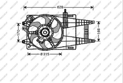 Prasco FT133F009 - Ventola, Raffreddamento motore autozon.pro