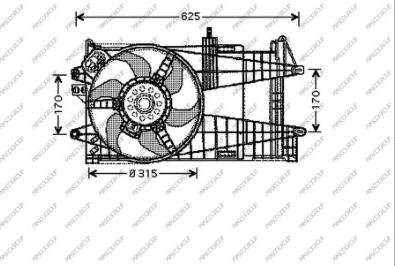 Prasco FT133F004 - Ventola, Raffreddamento motore autozon.pro