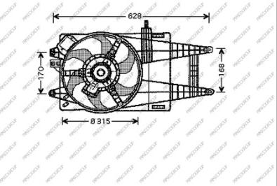 Prasco FT133F005 - Ventola, Raffreddamento motore autozon.pro