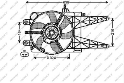 Prasco FT133F001 - Ventola, Raffreddamento motore autozon.pro