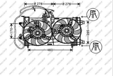 Prasco FT133F003 - Ventola, Raffreddamento motore autozon.pro