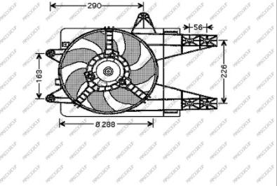 Prasco FT132F001 - Ventola, Raffreddamento motore autozon.pro