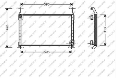 Prasco FT137C003 - Condensatore, Climatizzatore autozon.pro