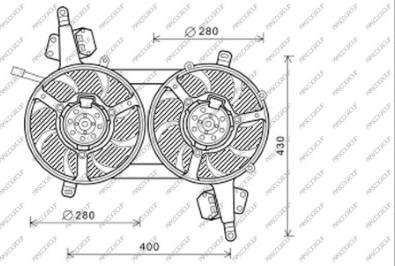 Prasco FT137F003 - Ventola, Raffreddamento motore autozon.pro