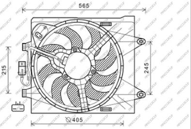 Prasco FT124F004 - Ventola, Raffreddamento motore autozon.pro