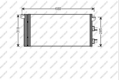 Prasco FT122C001 - Condensatore, Climatizzatore autozon.pro