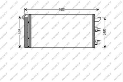 Prasco FT122C002 - Condensatore, Climatizzatore autozon.pro