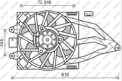 Prasco FT122F005 - Ventola, Raffreddamento motore autozon.pro