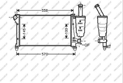 Prasco FT122R009 - Radiatore, Raffreddamento motore autozon.pro