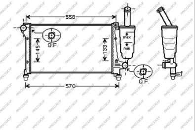 Prasco FT122R006 - Radiatore, Raffreddamento motore autozon.pro