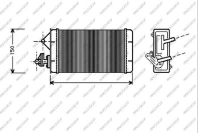 Prasco FT127H001 - Scambiatore calore, Riscaldamento abitacolo autozon.pro