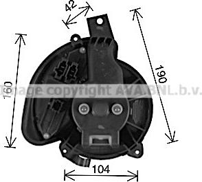 Prasco FT8475 - Elettromotore, Ventilatore abitacolo autozon.pro