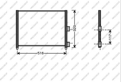 Prasco FT340C003 - Condensatore, Climatizzatore autozon.pro