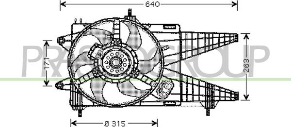 Prasco FT340F004 - Ventola, Raffreddamento motore autozon.pro