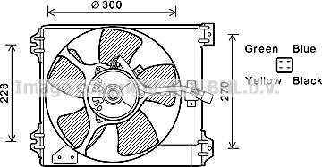 Prasco FT7591 - Ventola, Raffreddamento motore autozon.pro