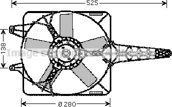 Prasco FT7501 - Ventola, Raffreddamento motore autozon.pro