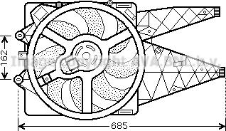 Prasco FT7530 - Ventola, Raffreddamento motore autozon.pro