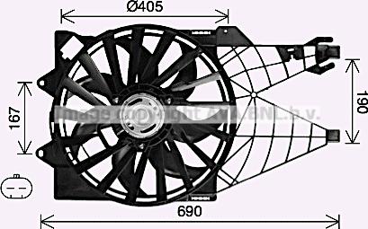 Prasco FT7614 - Ventola, Raffreddamento motore autozon.pro