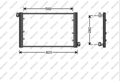 Prasco FT716C005 - Condensatore, Climatizzatore autozon.pro