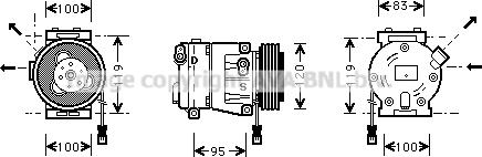 Prasco FTAK050 - Compressore, Climatizzatore autozon.pro